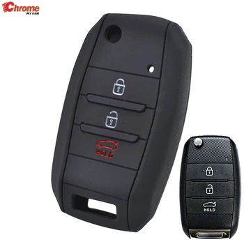 Copertura chiave telecomando per auto in silicone per Kia Carens Ceed Sorento Optima Picanto Rio K3 Soul Cerato Rando Forte Sportage Portachiavi Custodia