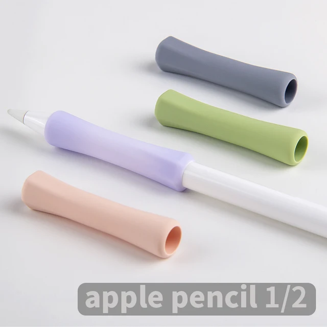 Apple Pencil의 편안함과 보호를 향상시키는 소프트 그립 실리콘 홀더