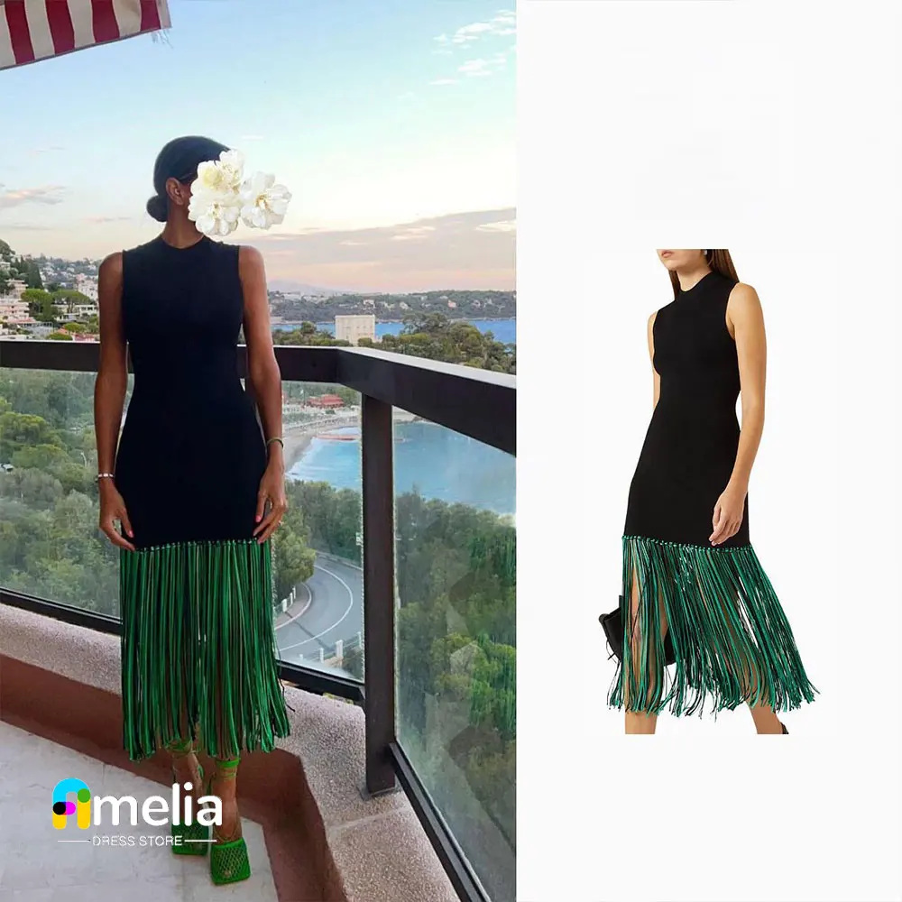 

Amelia O-Neck Prom Dress Sleeveless With Ankle Length Evening Dress Women Birthday Wedding Party Formal Gowns Arabia