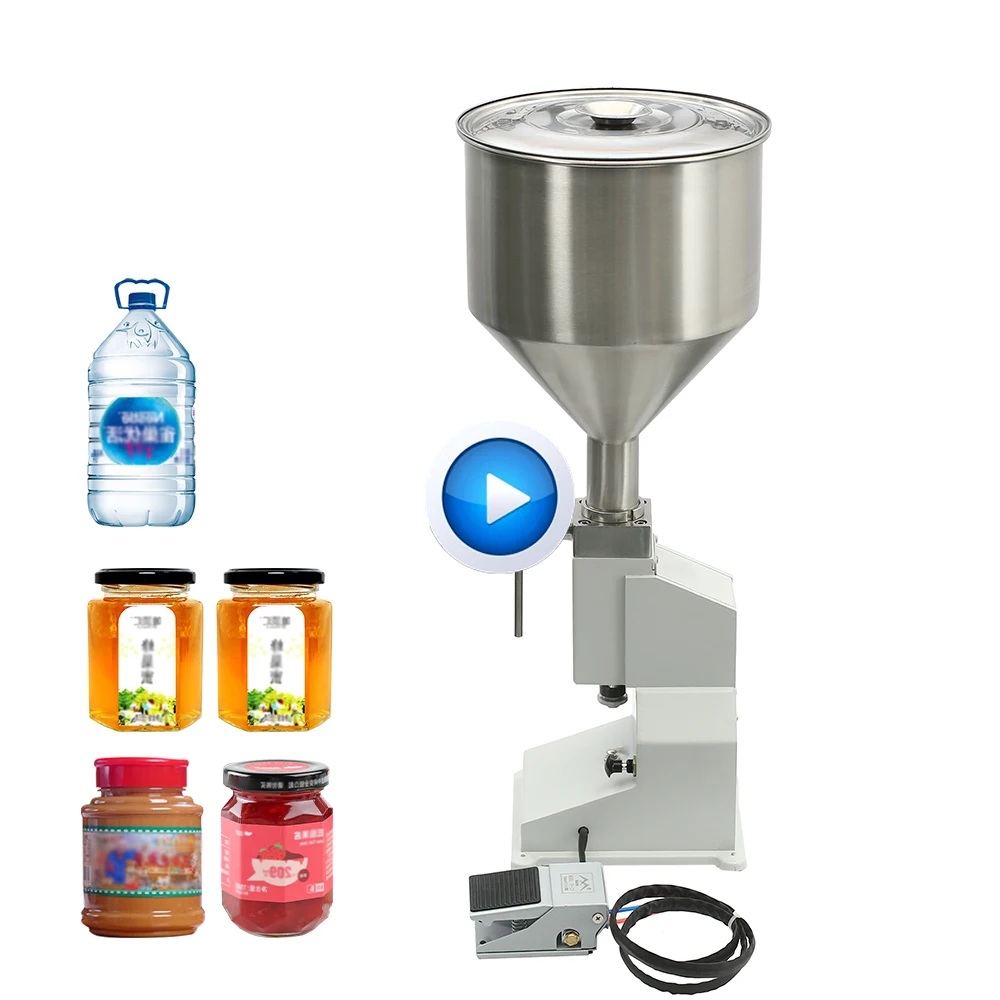 Bespacker A-02 Pneumatic Quantitative Foot Honey Paste Liquid Filling Machine