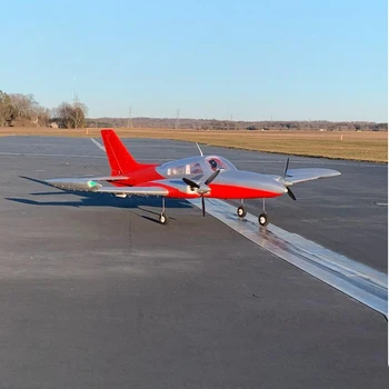 Dynam Cessna310 Wingspan 1300mm Airplane Modeling Dual-Engine Forward And Reverse Propeller Like Real Machine Electric Rc Fixed 1