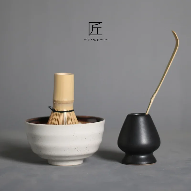 1/4pcs chinese Matcha Set Safe Bamboo Whisk Teaspoon Tea Sets Indoor Beverage Shop Tea-making Tools Accessories business gift