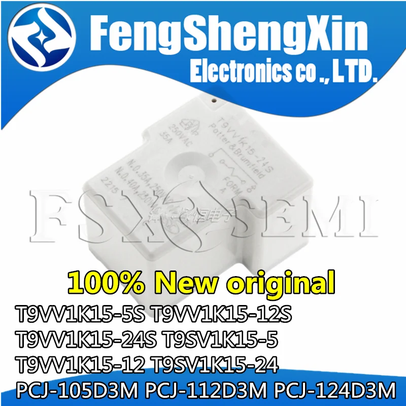 

10pcs T9VV1K15-5S T9VV1K15-12S T9VV1K15-24S T9SV1K15-5 T9VV1K15-12 T9SV1K15-24 PCJ-105D3M PCJ-112D3M PCJ-124D3M Relay