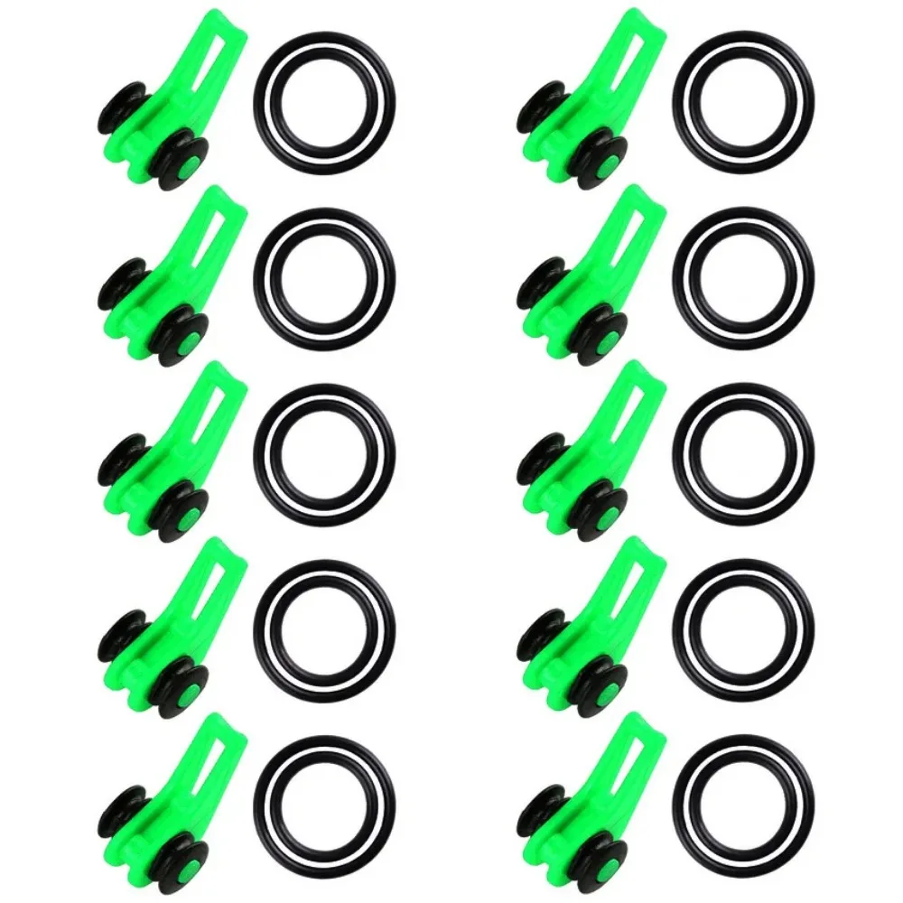 Fishing Hook Keeper 10pcs/lot Fishing Rod Pole Hook Keeper Securely Silicone Ring Iso Hold Bait Lures and Jigs for Safe and Easy Fishing