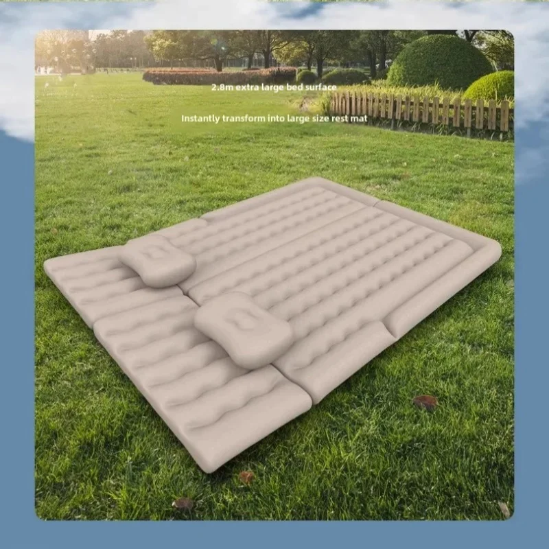 SUV Car Inflatable Bed Trunk Leveling Pad Mattress Sleeping Pad Car Converted Bed Foldable Travel Camping
