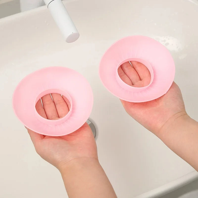 Silicone Waterproof Face Wash Wristbands Splash-Proof Adult Sleeves for Household and Hair Washing Universal Guard Cuffs 2pcs washing wristband waterproof oversleeves