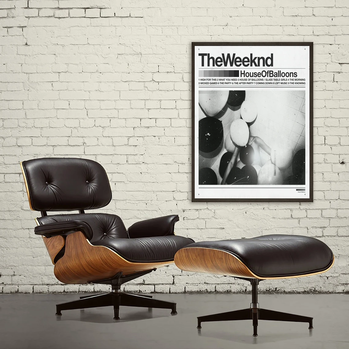 The Weeknd - House Of Balloons Music Album Cover Poster Hd Stampabile Canvas Art Print Home Decor Pittura Murale (Senza Cornice)