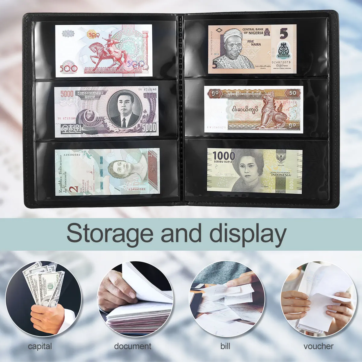 世界の貨幣】コレクション コイン/紙幣 外国 各国 バインダー アルバム