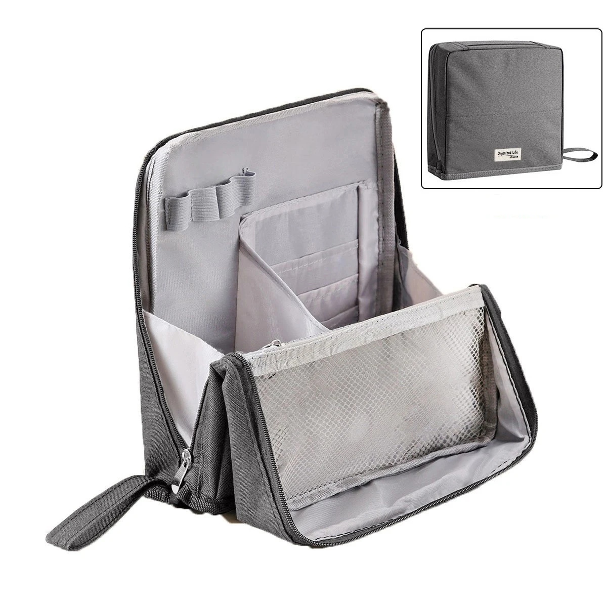 حقيبة مكياج عمودية