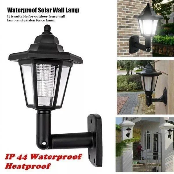 

1PC Solar Power LED Light Path Way Wall Landscape Mount Garden Fence Lawn Waterproof Solar Lamp Lights Outdoor Lighting