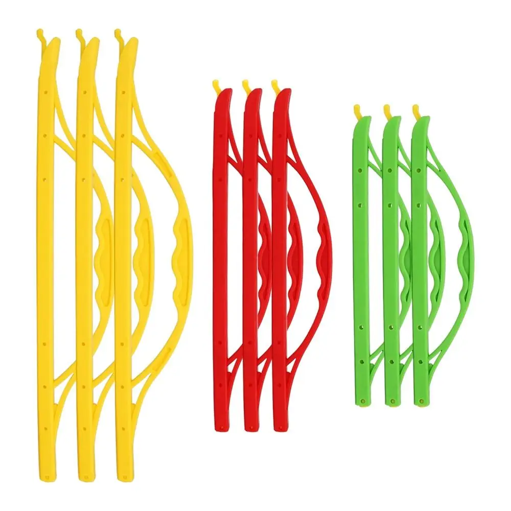 

9 шт. многоразовые удобные пластиковые палочки для герметизации пакетов 3(S)+ 3(M)+ 3(L) цветные палочки для герметизации пакетов случайного цвета