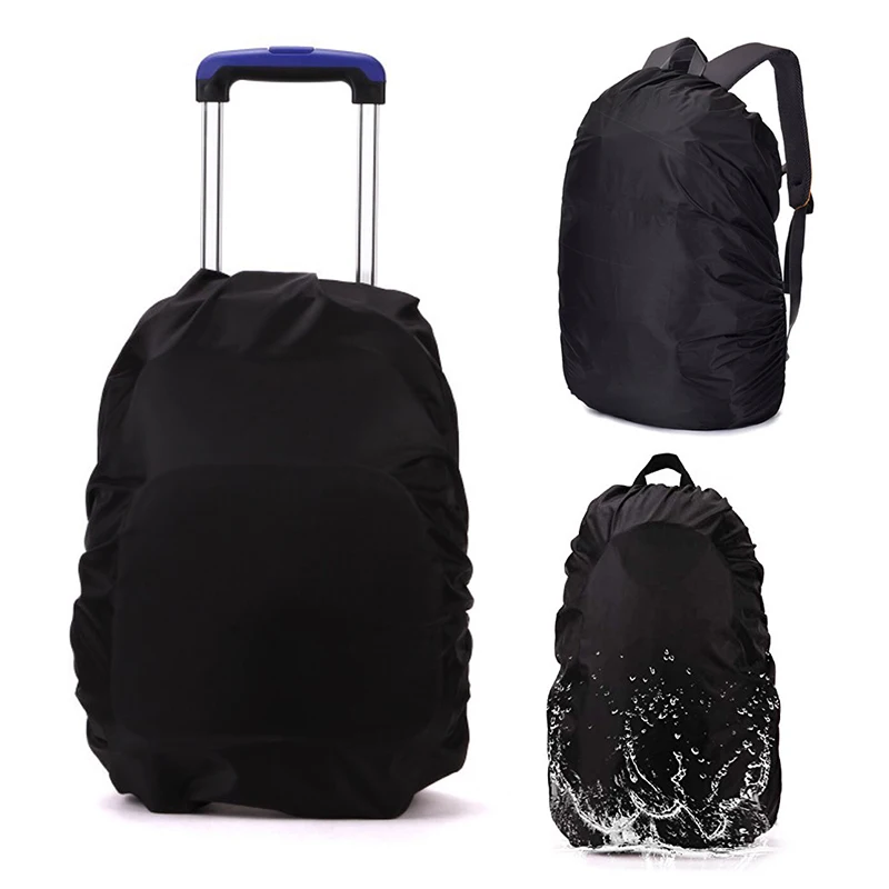 New Rain Cover For Backpack Waterproof Bag Solid Color Tactical Outdoor Camping Hiking Climbing Dust Raincover Covers 30-40L