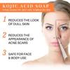 New Kojic Acid Glow Soap Facial Deep Cleaning Even Skin Tone Skin Lightening Soap Oil Control Moisturizing Skin Care 3