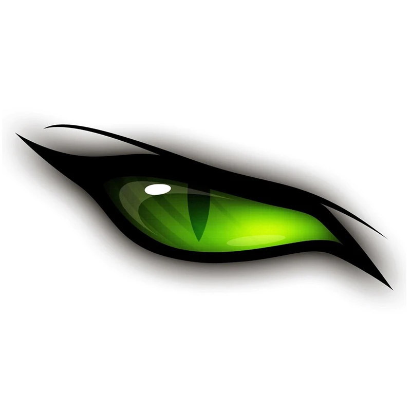 

Green-eyed car stickers notebook scratch-proof van waterproof decal cover scratch-proof car stickers