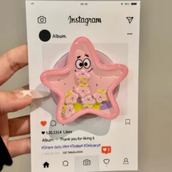 New Pink Starfish Magnetic Phone Holder (Pink)