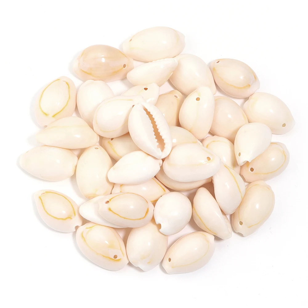 30/40/50g Natürliche Meer Blume Schnecke Shell Perlen Lose Spacer Perlen DIY Schmuck Armband Anhänger Phoen schlüssel Tasche Kette Zubehör – Detail 17