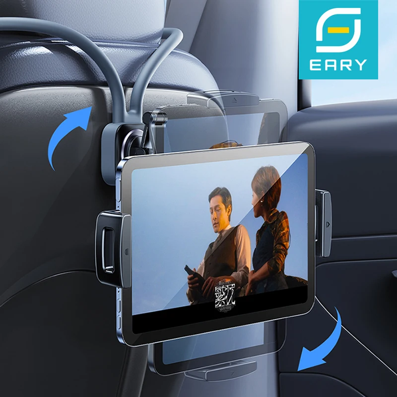 Eary Flexible Car Backseat Tablet Holder & Organizer - Road Trip Essentials