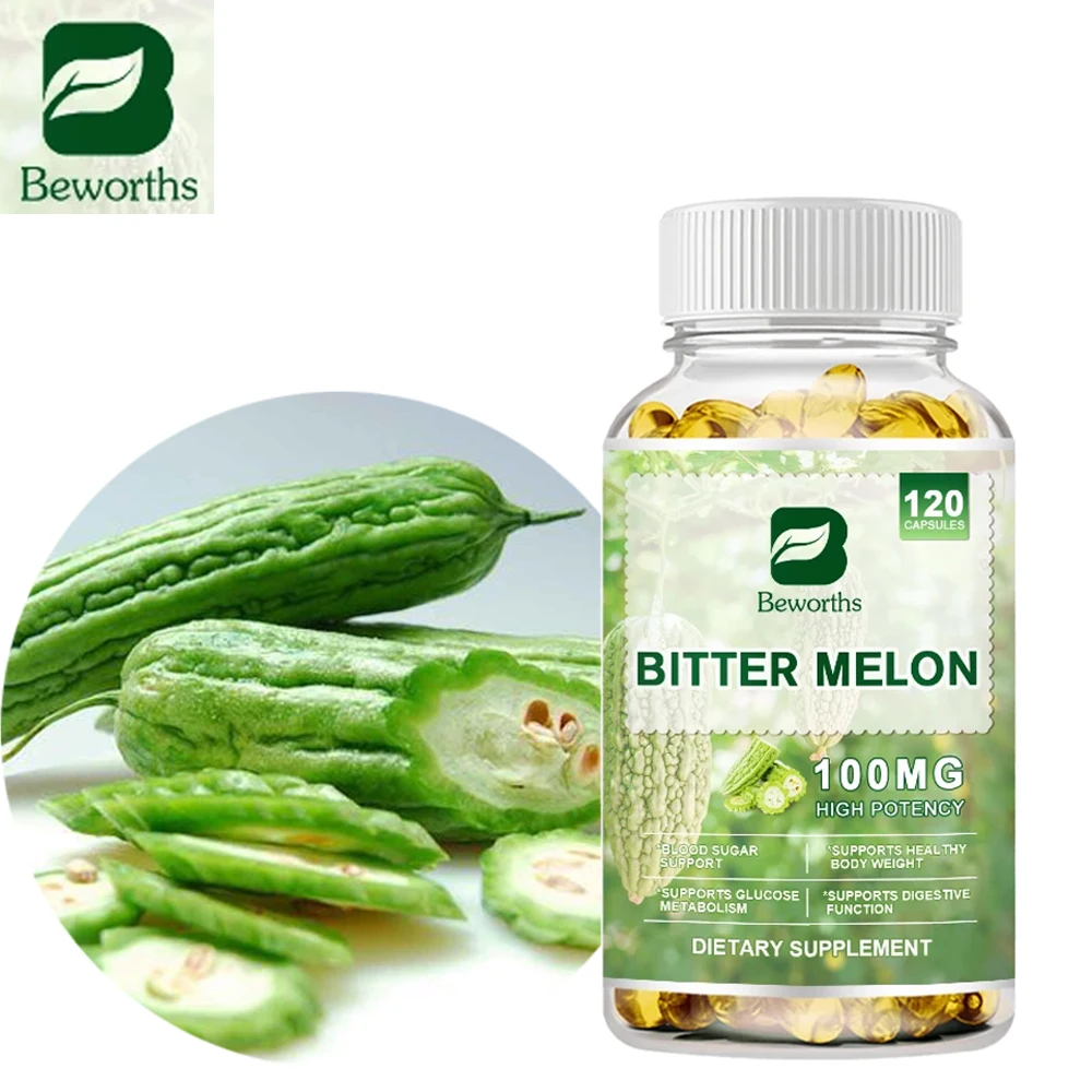 

BEWORTHS Pure Natural Plant Insulin Bitter Melon Capsules for Stable Blood Sugar Levels Glucose Metabolism Weight Management