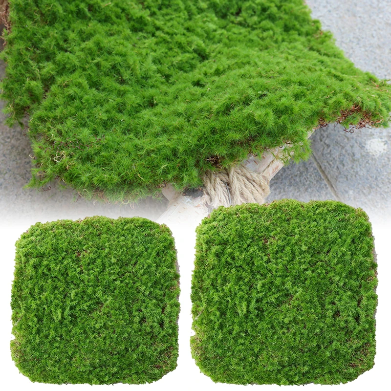 Simulation Artificial Moss Grass Turf Mat Wall Green Plants DIY Home
