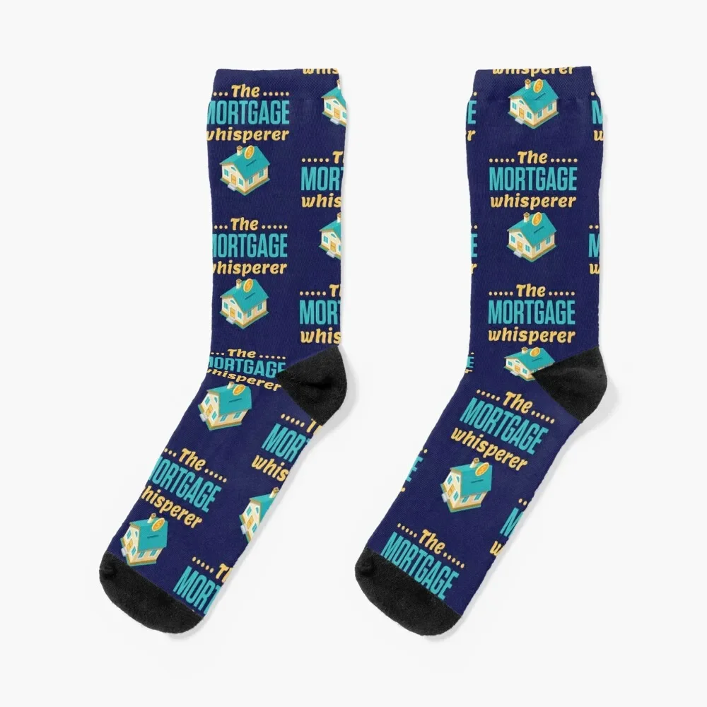 The Mortgage Whisperer Loan Officer Socks hip hop hockey Socks For Girls Men's