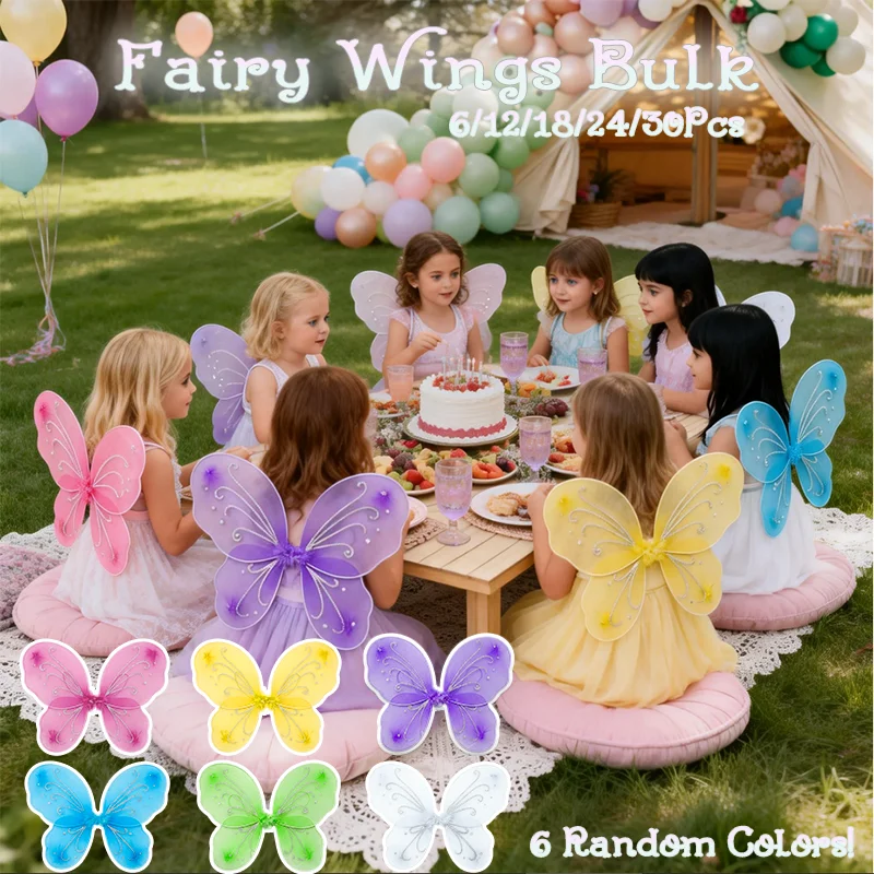 Kids Butterfly Fairy Wings Set 1