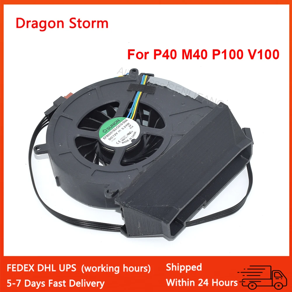 Ventilador de Turbina Silenciosa Ventilador P40 M40 P100 V100 Novo