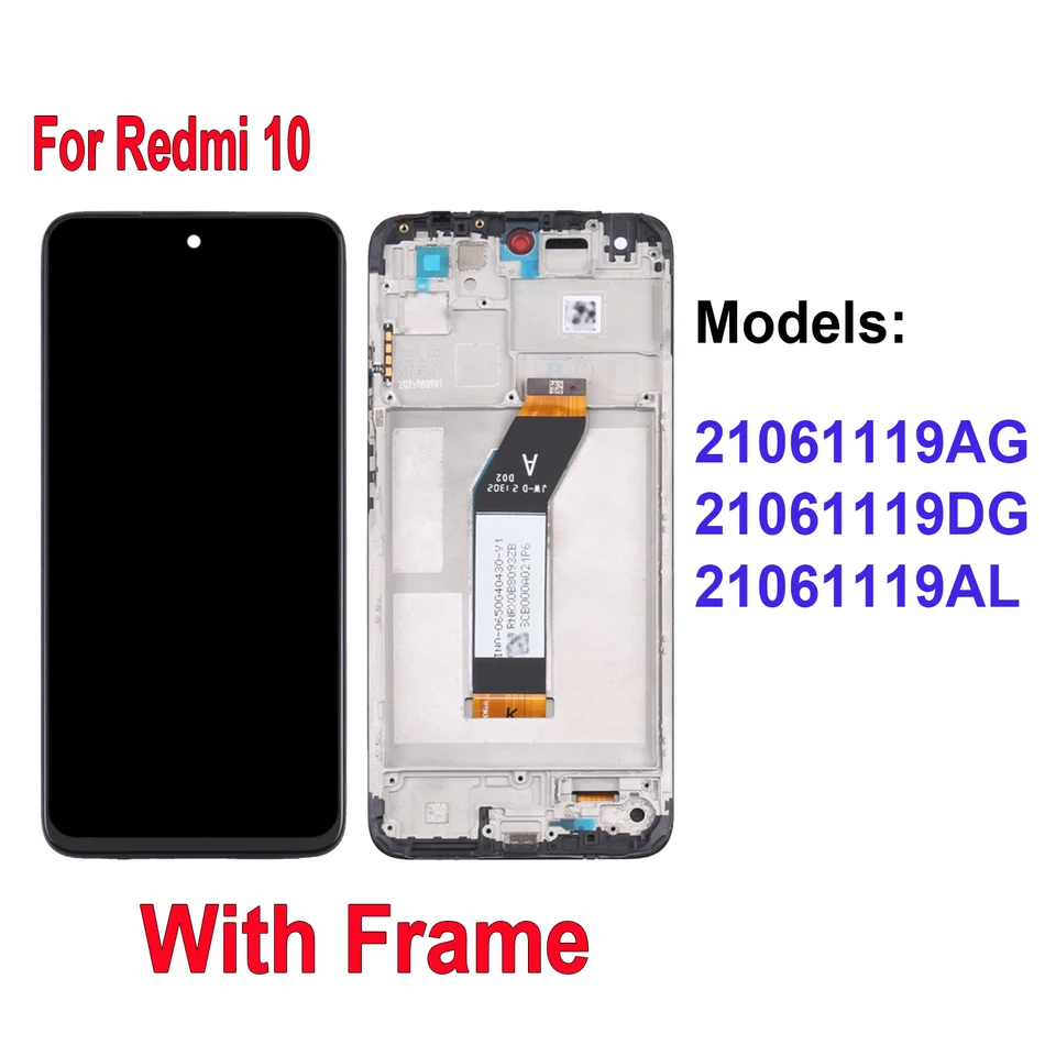 DISPLAY TOUCH + FRAME PARI ORIGINALE SERVICE XIAOMI REDMI 10 - Foto 5