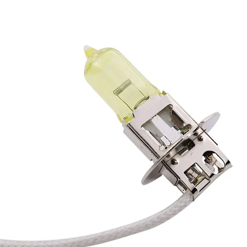 AEA7-자동차 할로겐 전구 차량 안개등 DC 12V H3 100W 노란색 전구