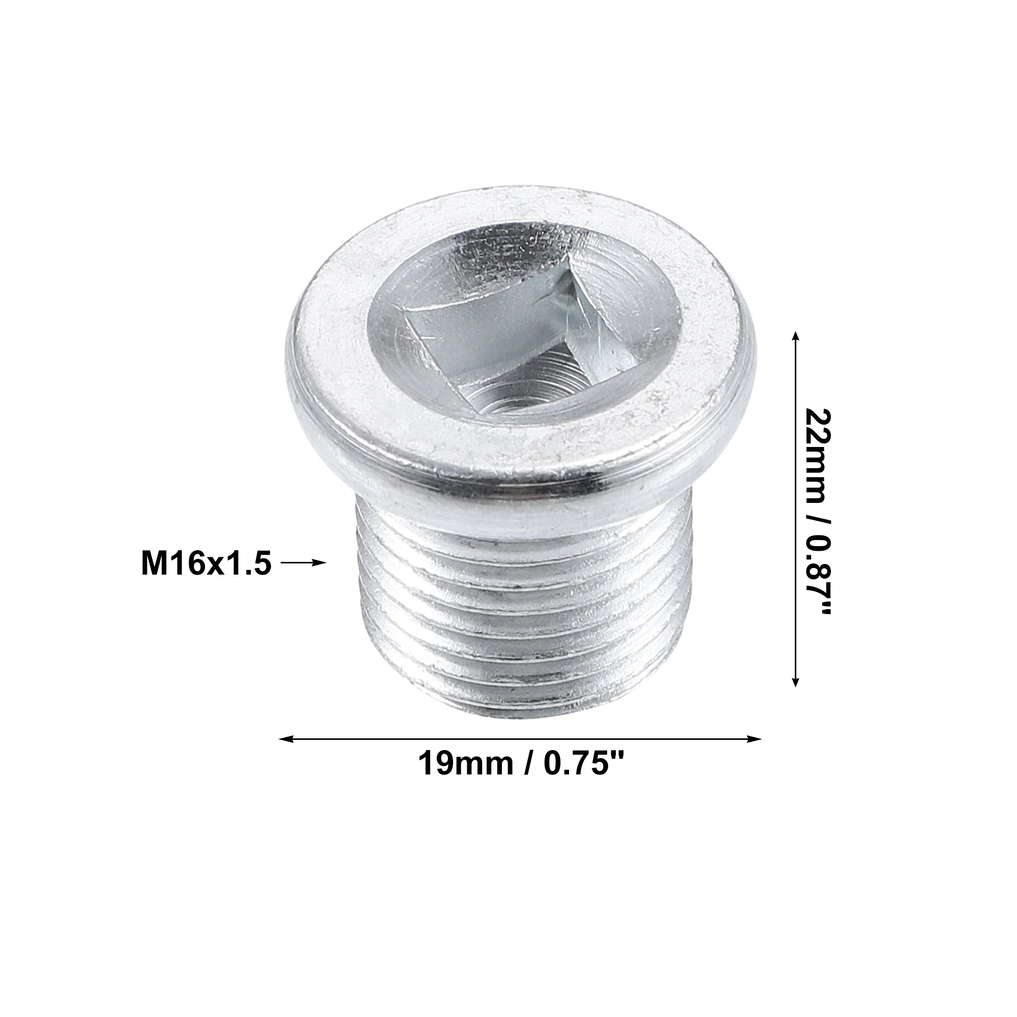 M16x1.5 Steel Engine Oil Drain Plug Screw with Gasket for Nissan Platina Qashqai MK2 Terrano MK3