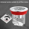 High Quality Floor Drain Core Floor Shower Drain Stopper Insectproof Anti-odor Deodorization Toilet Kitchen Bathroom ToiletSewer 1