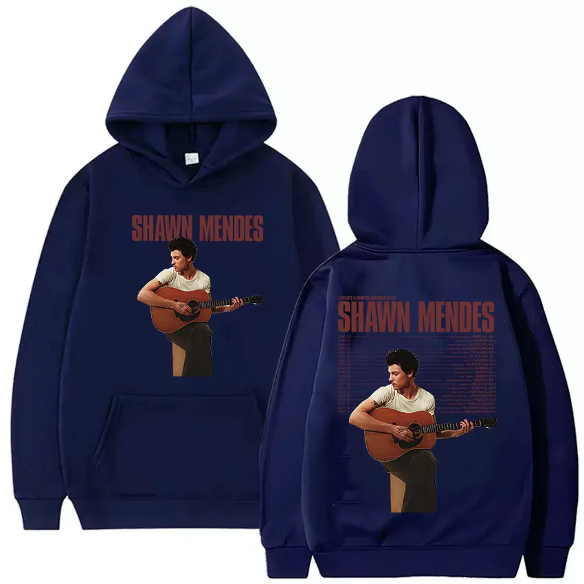 Singer Shawn Mendes Tour 2025 Album Merch Hoody Men Hip Hop