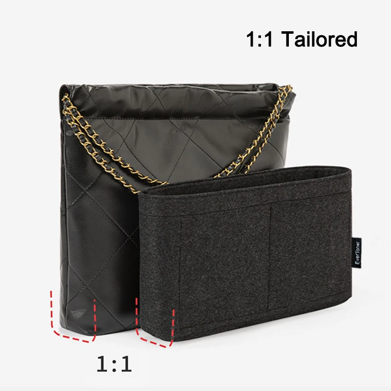 EverToner Premium Felt Insert Organizer Bag - Anti-Stain Bag in Bag Solution