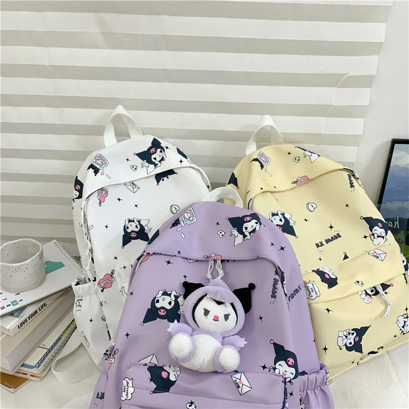 

Hello kitty cartoon backpack female junior high school student campus simple backpack high school student school bag female