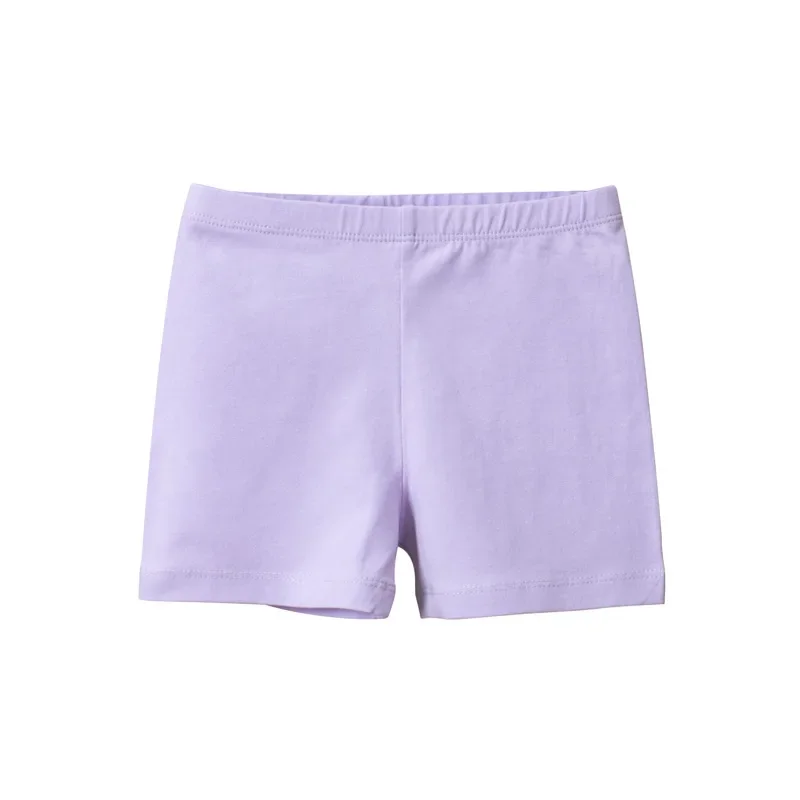 Kids Shorts Kids Trousers Girls Summer Thin Leggings Solid Color Safety Pants Skinny Baby Outer Wear