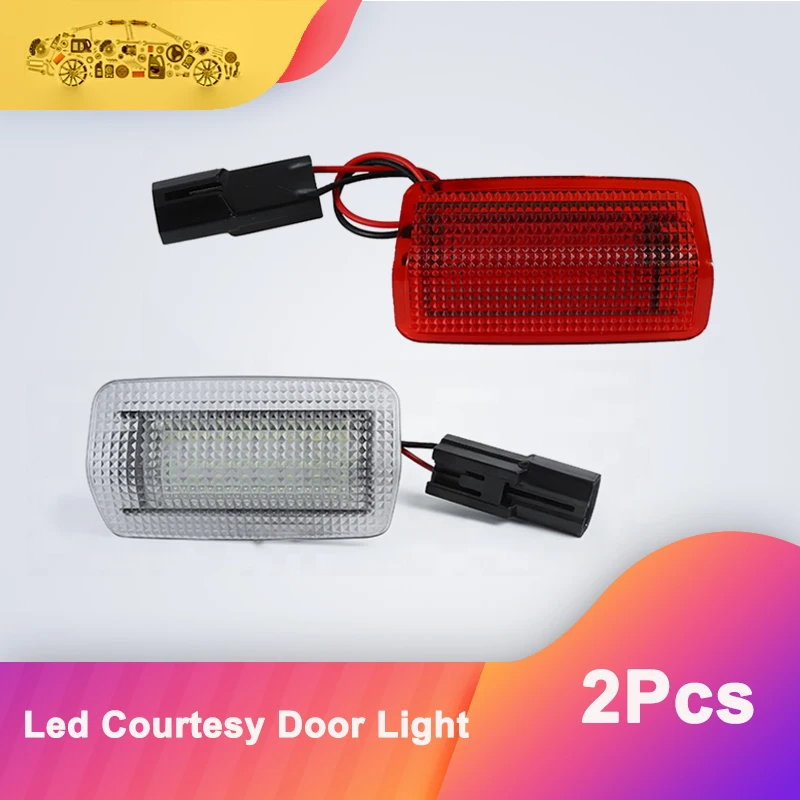 

2Pc LED Door Courtesy Interior Light For Toyota Land Cruiser Prado 4Runner Sienna Avalon Sequoia Venza Previa Crown Wish Alphard