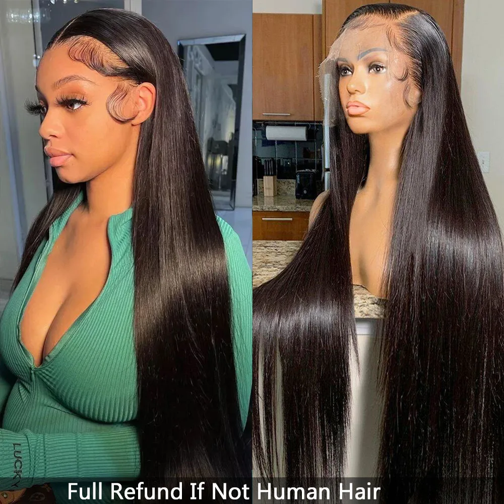 

Glueless Wig Human Hair Hd Lace 13X6 Lace Front Human Hair Wigs Closure Wig Brazilian Bone Straight Lace Frontal Wig For Women