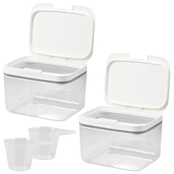 Versatile Automatic Pop - Up Storage Container for Laundry Essentials and Accessories (2.8L 2Pcs)