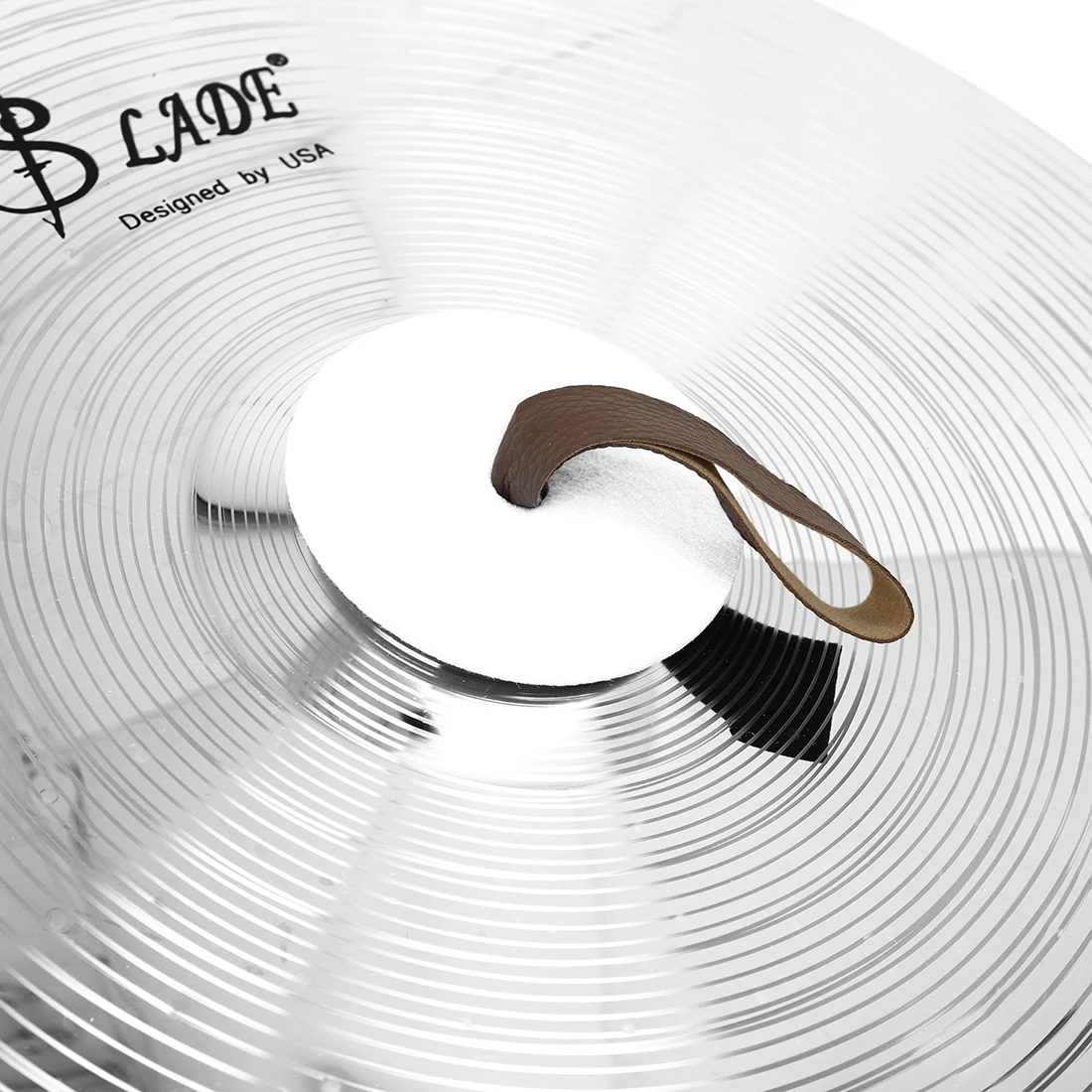 MD140 1 pair of cymbals Alloy material Silver Military Cymbal Ring Pattern Lightweight Military Cymbal Percussion Instruments