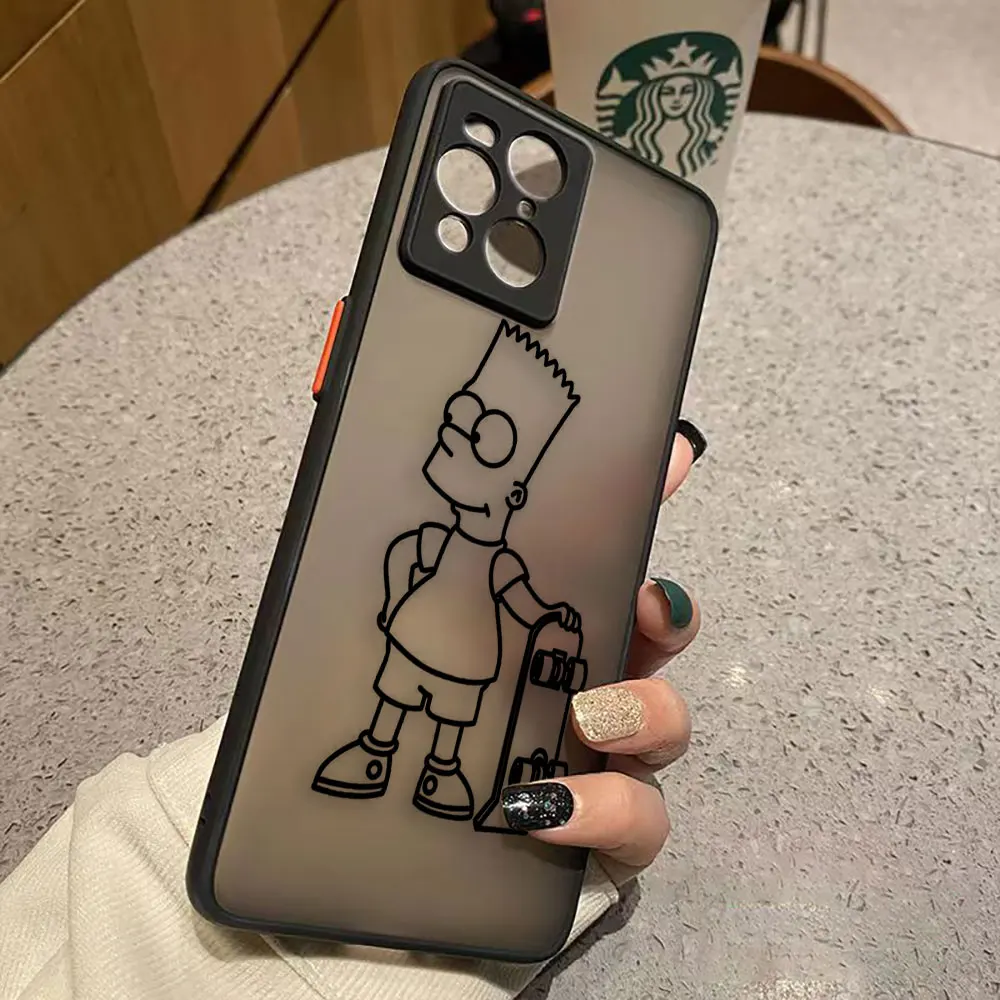 thumbnail image 1 of Funda mate para OPPO Realme 10 9 9I 8 8I 7 7I 6 5 3 FIND X3 X4 PRO 4G 5G Funda Coque Capa Funda película The S-Simpsons-S, 1 of 5