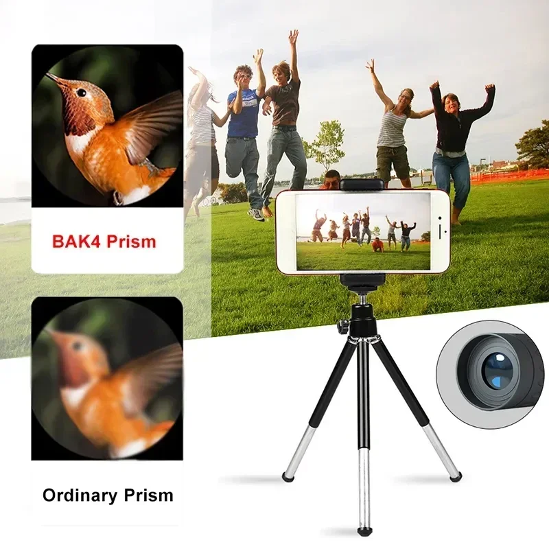 Monoculaire Zoom 2000x24 – HD 30mm – Support Téléphone – Compact – Neuf