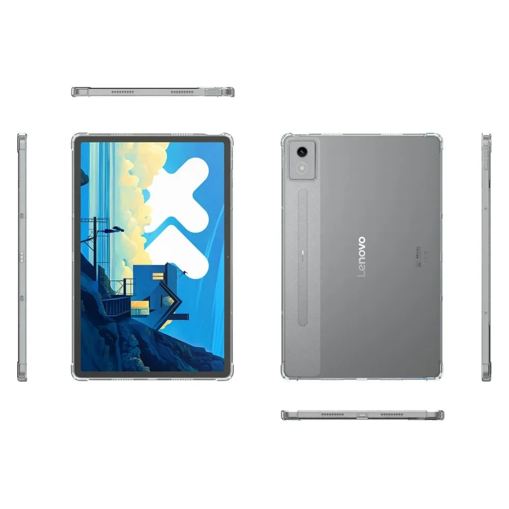Transparent Air-Bag Silicone Shockproof Protective Tablet Case