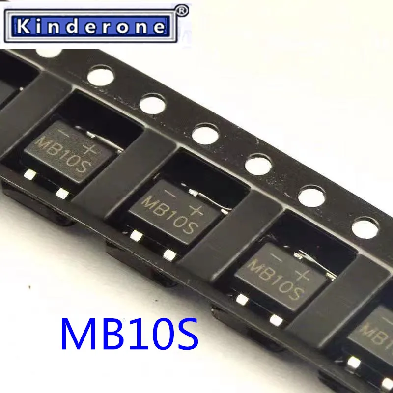 Выпрямитель MB10S 1A 1000 В фотоэлемент SOP-4 20 шт. |