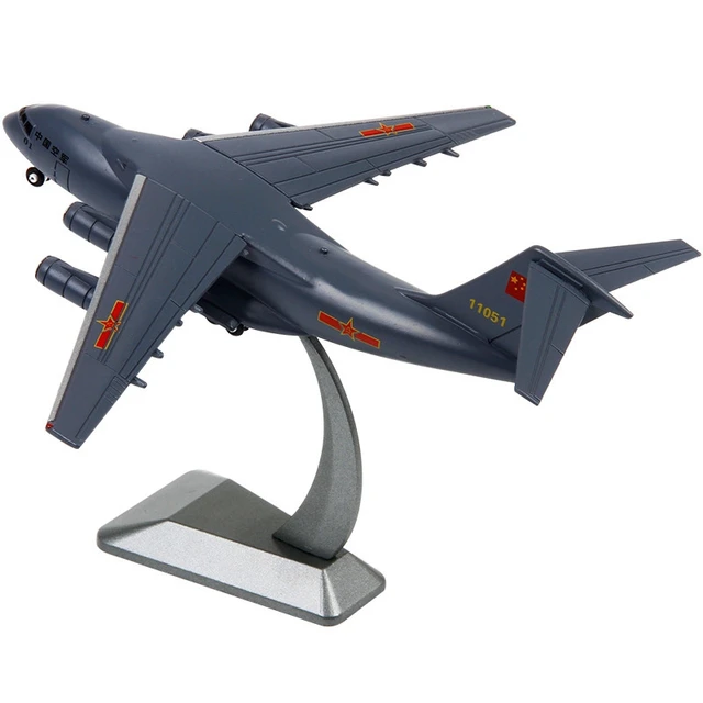 1/260 Scale Y-20 Transport Aircraft Alloy Diecast Aircraft Model for Collection Gift Home Living Room DecorLight yellow