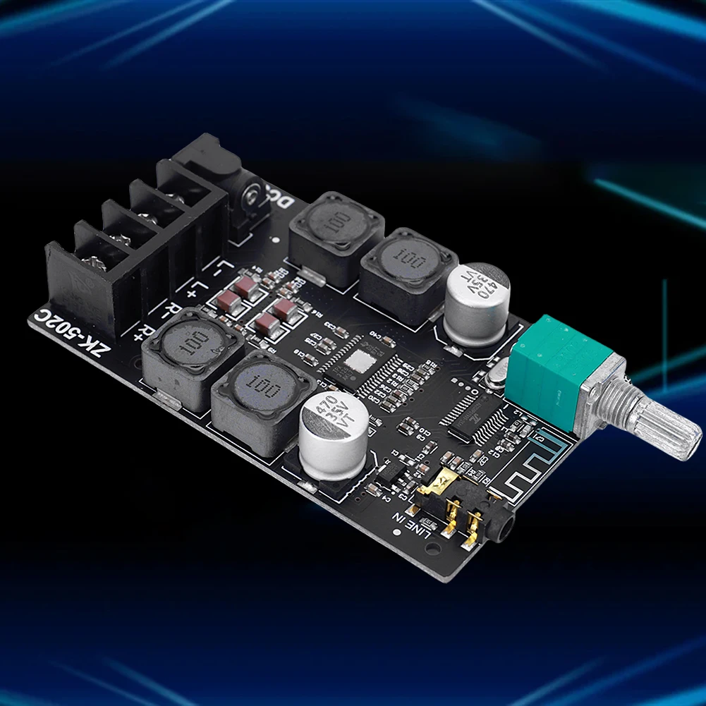 TPA3116D2 HIFI 블루투스 호환 5.0 앰프 보드 스피커, 스테레오 오디오 앰프, 스테레오 디지털 파워 앰프 보드 모듈 AUX