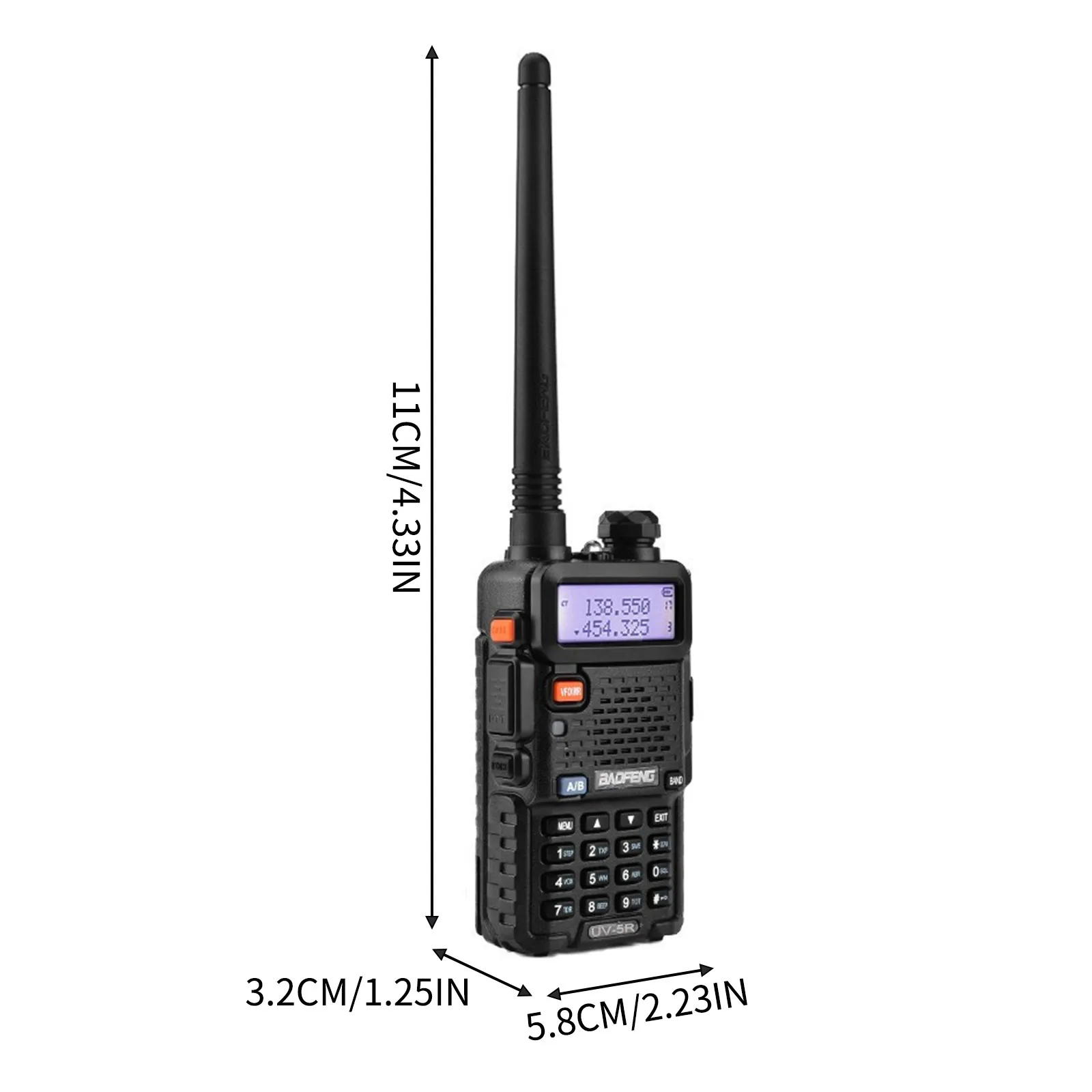 Wireless walkie talkie UV-5R high power handheld outdoor