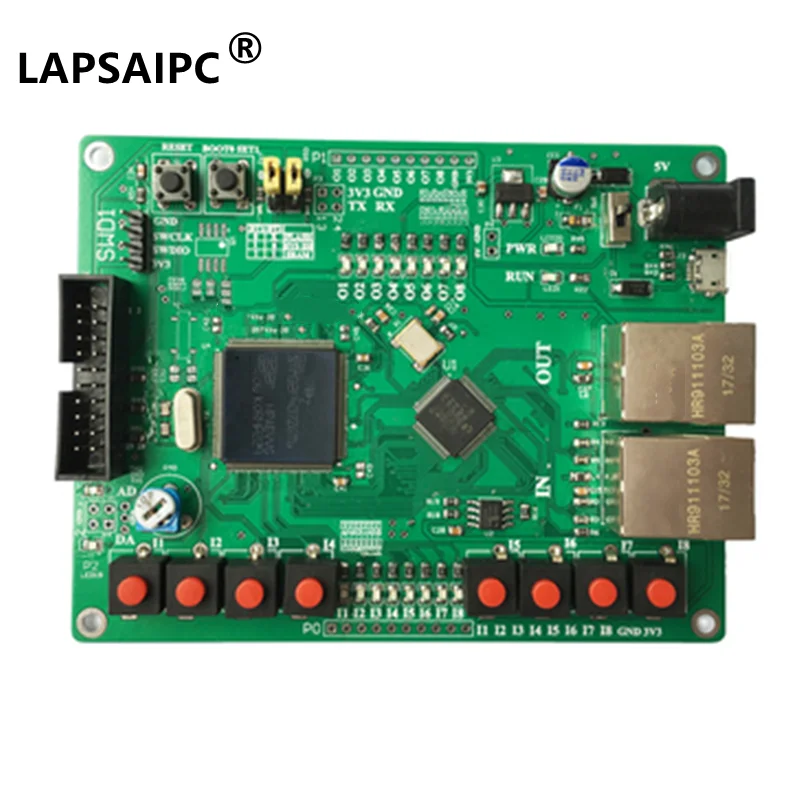 

Lapsaipc Stm32f407 Lan9252 Development Board Learning Board with Io Ad Da Serial Port