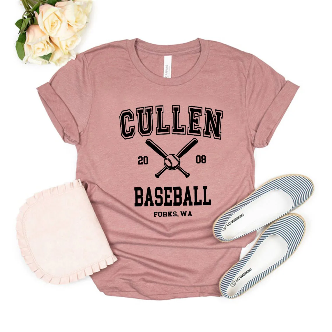Twilight T Shirt Forks T-shirt Cullen Baseball Shirt Unisex Women Men Tshirts Graphic Tee Streetwear Women Top Crewneck Tshirts 5