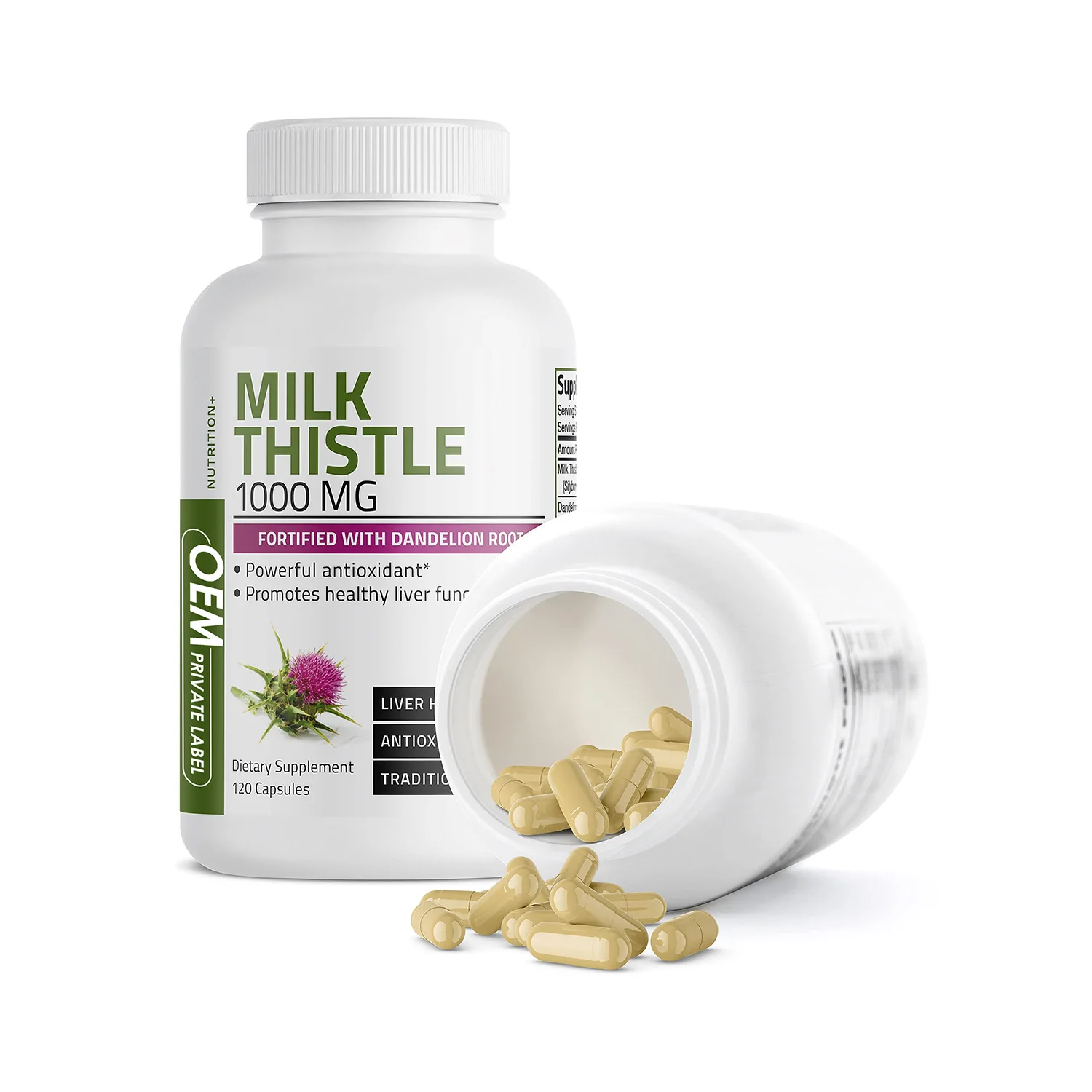 

1 Bottle Milk Thistle Grass Capsule Stay up late to socialize and maintain the liver Supplement Health Products