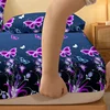 1 Piece of Bed Sheet for Bedroom 100%Polyeste Elastic Band Around Bedding Fitted Sheet Only (excluding Pillowcases) 4