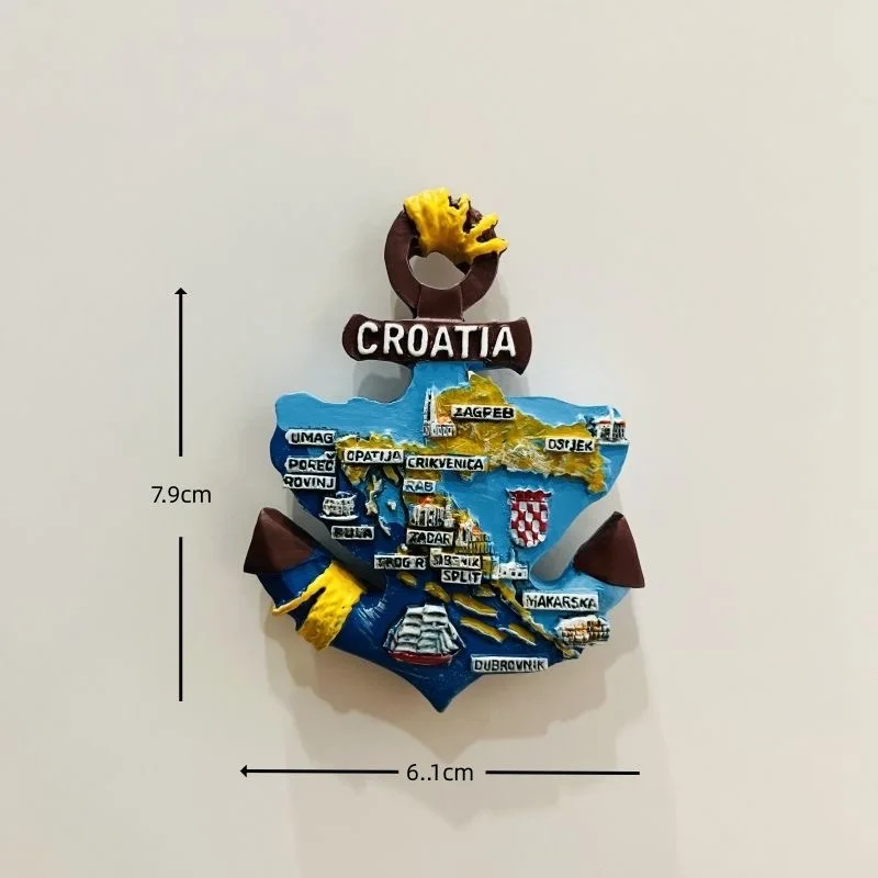 Sinj Croazia magnete frigorifero 3D viaggio souvenir